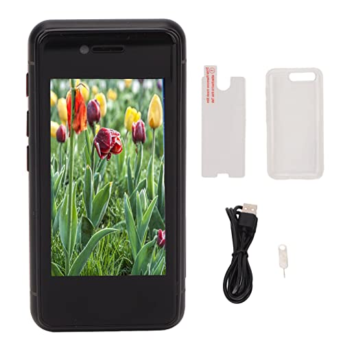 1GB 8GB Smartphone, Mini Cellphone WiFi 5MP Rear Camera 3G for Children (Black)