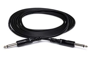 hosa cpp-105 1/4″ ts to 1/4″ ts unbalanced interconnect cable, 5 feet