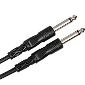 Hosa CPP-105 1/4" TS to 1/4" TS Unbalanced Interconnect Cable, 5 Feet