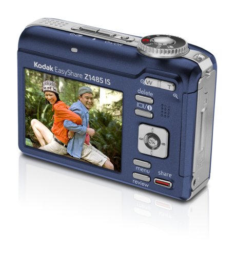 Kodak EasyShare Z1485 14MP Digital Camera with 5x Optical Image Stabilized Zoom and 2.5 inch LCD (Blue)