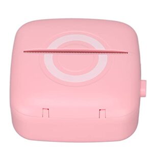 cosiki mini printer, portable printer mini portable wireless for household for office(pink)