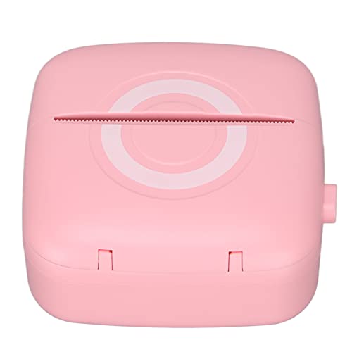 Cosiki Mini Printer, Portable Printer Mini Portable Wireless for Household for Office(Pink)