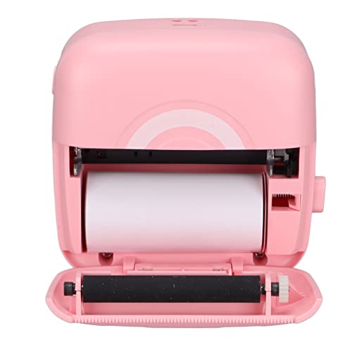 Cosiki Mini Printer, Portable Printer Mini Portable Wireless for Household for Office(Pink)