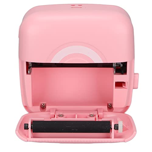 Cosiki Mini Printer, Portable Printer Mini Portable Wireless for Household for Office(Pink)