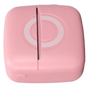 Cosiki Mini Printer, Portable Printer Mini Portable Wireless for Household for Office(Pink)