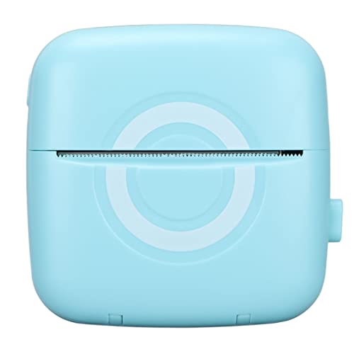 Cosiki Mini Printer, Portable Printer Mini Portable Wireless for Household for Office(Blue)