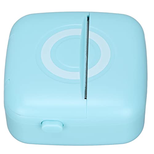 Cosiki Mini Printer, Portable Printer Mini Portable Wireless for Household for Office(Blue)