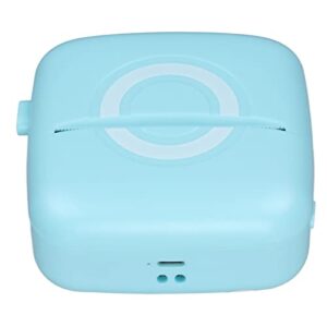 Cosiki Mini Printer, Portable Printer Mini Portable Wireless for Household for Office(Blue)