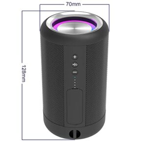 MAWODE X7 Bluetooth Speakers - 24 Hours Playtime, Portable, Wireless, Waterproof, Outdoor Speaker with RGB Color Light, Support USB/TF/Aux Play