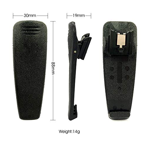 Belt Clip for Motorola CP110 RDU2020 RDU2080D RDU4100 RDU4160D RDV2020 RDV5100 EP150 Portable Two Way Radio RLN6307 Clip Replacement