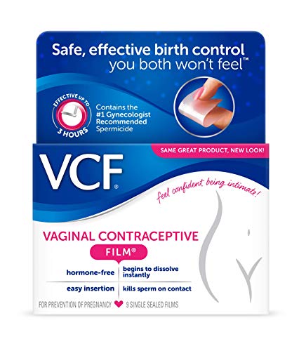 VCF Vaginal Contraceptive Film -- 9 Sheets - 2PC