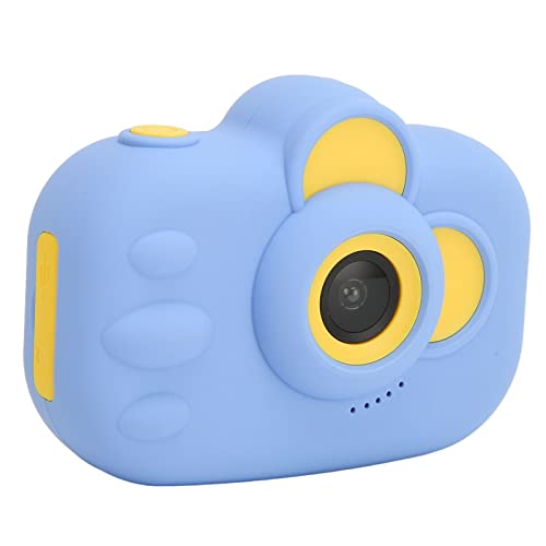 Hidyliu 1080P Kids Digital Camera - 2inch Kids Camera Cute Cartoon Design HD Digital Children Selfie Camera for Birthday (Blue)