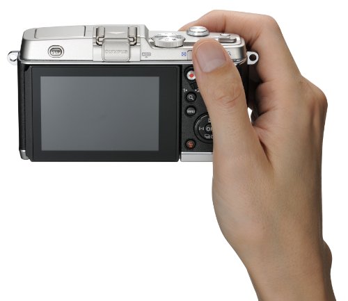 OLYMPUS Micro Four Thirds PEN E-P5 Silver E-P5 BODY SLV - International Version (No Warranty)