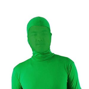 LimoStudio Green Chromakey Bodysuit, Unisex for Male & Female, Spandex Flexible Stretchable Elastic, Higher Density > 200 GSM Premium Fabric, Adult Size Custome for Photo Chroma Key, Video, AGG779
