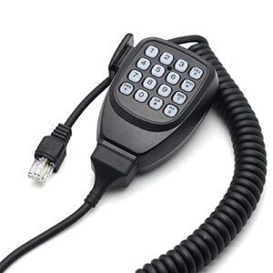 kymate kmc32 dtmf microphone for kenwood radios tm-271 tm481 tm-d710a tm-v71a nx700 nx800 tk8180 tk7360 tk8108 tk8160 mobile radio remote speaker mic 8-pin