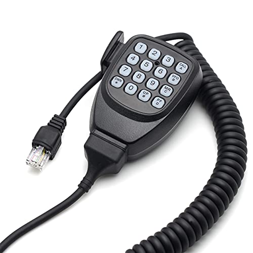 Kymate KMC32 DTMF Microphone for Kenwood Radios TM-271 TM481 TM-D710A TM-V71A NX700 NX800 TK8180 TK7360 TK8108 TK8160 Mobile Radio Remote Speaker Mic 8-Pin