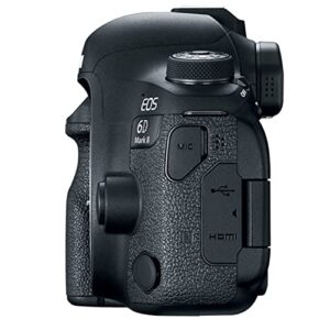 Canon EOS 6D Mark II DSLR Camera w/EF 24-105mm F/4L is II + 75-300mm F/4-5.6 III + EF 50mm F/1.8 STM Lenses + 64GB Memory + Back Pack Case + Tripod, TTL Flash, Filters, & More (28pc Bundle)