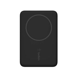 Belkin Wireless Power Bank w/MagSafe Compatible 7.5W Wireless Charging - Portable Magnetic Charging Bank - Compatible w/iPhone 14, 14 Plus, 14 Pro, 14 Pro Max, 13, 13 Mini, AirPods & More - Black