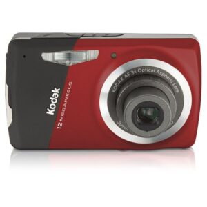 kodak easyshare m530 12 mp digital camera with 3x wide angle optical zoom and 2.7-inch lcd (red)