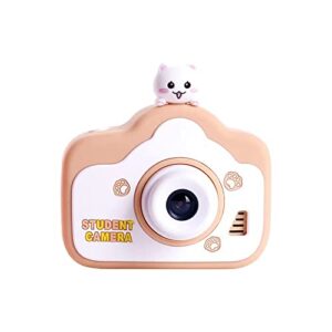 FITORON Children's HD Front and Rear Double Shot 2000w Mini 2.0 Inch Video Camera Game Music All-in-one Camera with 32GB Memory Card