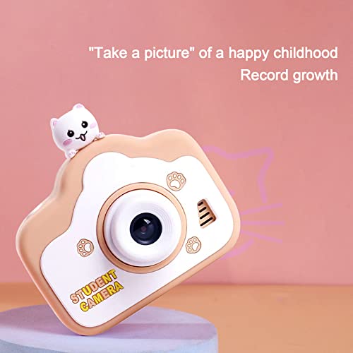 FITORON Children's HD Front and Rear Double Shot 2000w Mini 2.0 Inch Video Camera Game Music All-in-one Camera with 32GB Memory Card