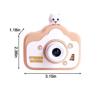 Children's High-Definition Front and Rear Single Shot 2000w Mini 2.0 Inch Video Camera Game Music All-in-one Camera Can Take Pictures Without Card