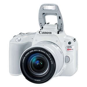 Canon Cameras US 2252C001 EOS Rebel SL2 (WH) EF-S 18-55mm f/4-5.6 STM (BK) Digital SLR Camera Kit, 3", White