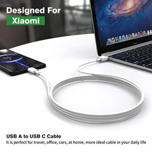 Jelanry USB C Cable USB Type C Cable, 120W HyperCharge Turbo Charging, 6A Fast Charging for Xiaomi Pad 5 12 Pro 12 12X 11T Pro 11 Lite 5G NE, Redmi 10 2022 Note 11 Pro 5G Note 11/ 11s, 6.6ft 2Pack