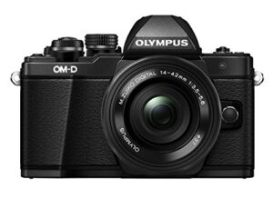 olympus om-d e-m10 mark ii mirrorless camera with 14-42mm ez lens (black) us only