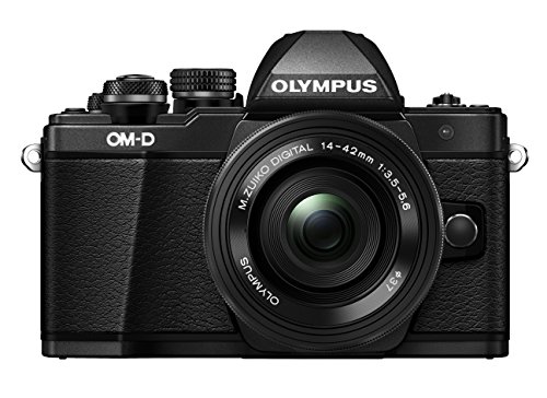 Olympus OM-D E-M10 Mark II Mirrorless Camera with 14-42mm EZ Lens (Black) US Only