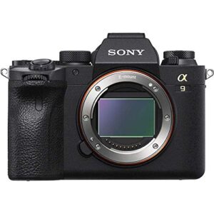 Sony Alpha a9 II Mirrorless Digital Camera (Body Only) (ILCE9M2/B) + 2 x 64GB Memory Card + 3 x NP-FZ-100 Battery + Corel Photo Software + Case + Card Reader + LED Light + More (Renewed)