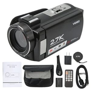 qiilu digital camera recorder, hd digital video camera 3in ips screen 48mp dv camera night vision recording camera 100‑240v(#3)