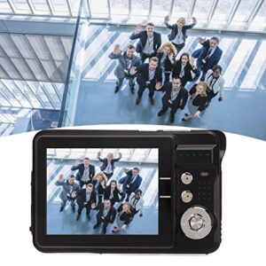 Vlogging Camera, 4K Digital Camera with 2.7in LCD Built in Fill Light 48MP 8X Zoom Anti Shake Pocket Camera for Photography Vlogging