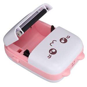 liccx pocket printer, mini photo printer, 200dpi resolution,ergonomic design, print any text, pictures, memos, blessings,(pink)