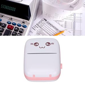 Liccx Pocket Printer, Mini Photo Printer, 200DPI Resolution,Ergonomic Design, Print Any Text, Pictures, Memos, Blessings,(Pink)