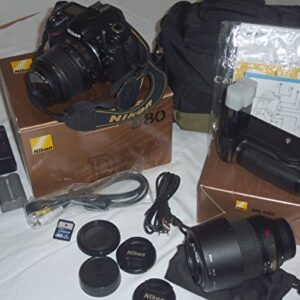 Nikon D80 10.2MP Digital SLR Camera Kit with 18-55mm ED II AF-S DX Zoom-Nikkor Lens