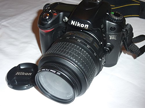 Nikon D80 10.2MP Digital SLR Camera Kit with 18-55mm ED II AF-S DX Zoom-Nikkor Lens