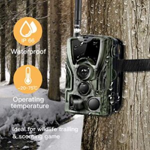 Happyyami Action Cam Hunting Camera Wildlife Night Camera Trail Camera Scouting Camera for Wildlife Monitoring Action Camera