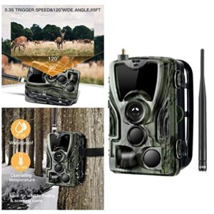 Happyyami Action Cam Hunting Camera Wildlife Night Camera Trail Camera Scouting Camera for Wildlife Monitoring Action Camera