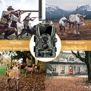 Happyyami Action Cam Hunting Camera Wildlife Night Camera Trail Camera Scouting Camera for Wildlife Monitoring Action Camera