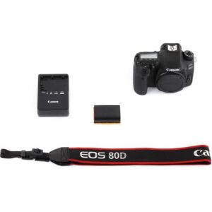 Canon EOS 80D DSLR Camera (1263C004) - Beginner Bundle (Renewed)