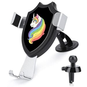cat unicorn car phone holder mount universal cellphone vent clamp for dashboard windshield stand