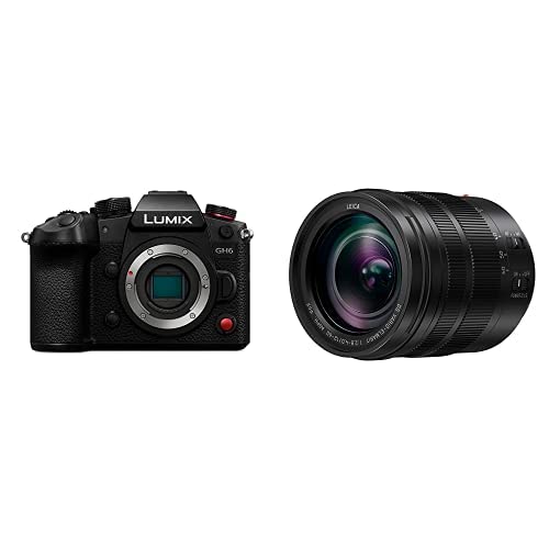 Panasonic LUMIX GH6 Mirrorless Micro Four Thirds Camera with Unlimited C4K/4K 4:2:2 10-bit Video Recording (DC-GH6BODY) + Leica DG Vario-ELMARIT 12-60mm F2.8-4.0 ASPH Lens (H-ES12060)