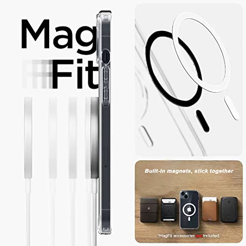 2 Pack Magnetic Adapter Ring, Universal Magnet Sticker Compatible with Magsafe Accessories & Wireless Charging for iPhone 14/13/12/11 Pro Max Mini, Galaxy S22/S21, Black/White