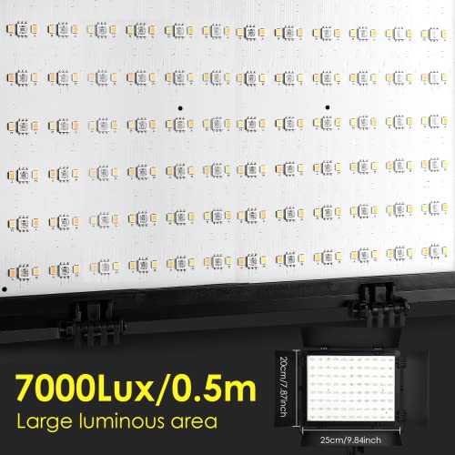 NITSINE APP Control Led Video Light Panel Lighting Kit, 2-Pack 45W Dimmable Bi-Color +Light Stand, 3200K–5600K Soft Light CRI 97+ 7000Lux for Game/Live Streaming/YouTube/Photography