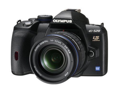 Olympus Evolt E520 10MP Digital SLR Camera with Image Stabilization w/ 14-42mm f/3.5-5.6 Zuiko Lens