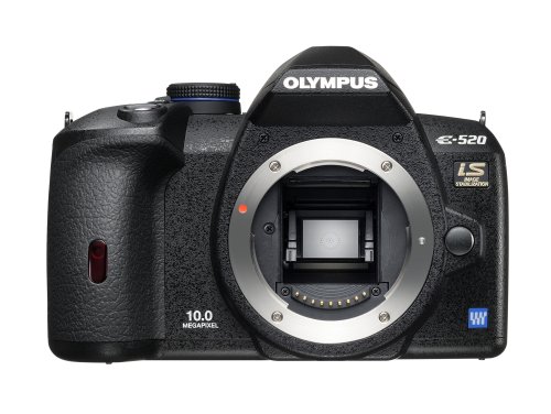 Olympus Evolt E520 10MP Digital SLR Camera with Image Stabilization w/ 14-42mm f/3.5-5.6 Zuiko Lens