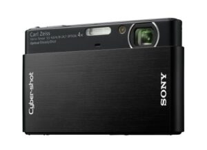sony cybershot dsc-t77 full hd 1080i, 10.1 mp digital camera with 4x optical zoom with super steady shot image stabilization (black)