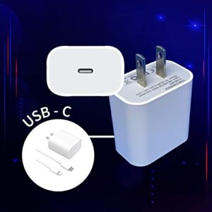 usb c charger – 20w pd fast charging block compatible with iphone 13 12 11 x xr xs pro (max/pro/mini), ipad, samsung, huawei, xiaomi, oppo, vivo – white