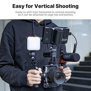 FALCAM F22 Quick Release Handle, Camera Side Handheld Grip Convert 1/4" Thread to F22 QR System, 22mm Aluminum Video Shooting Accessory Filmmaker Photographer You-Tuber Must Have